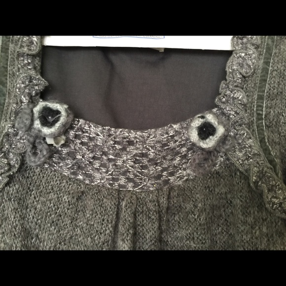 Forla Paris Lined Wool A line Dress Med - Picture 4 of 6